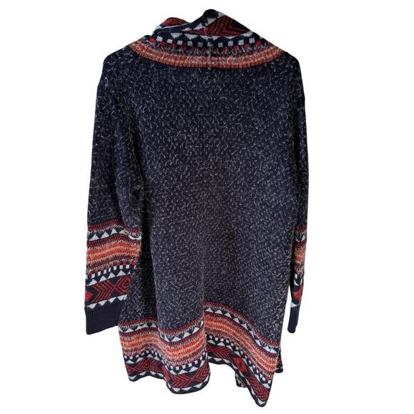 Vintage Natural Reflections, Open Front Cardigan Duster, Western, Size L, EUC - Picture 3 of 7